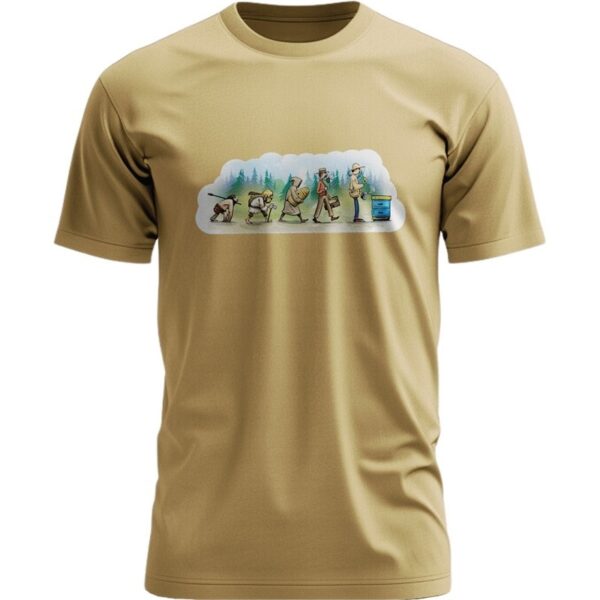 T-shirt evolution Beige